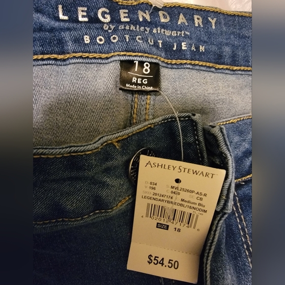 Legendary by Ashley Stewart Bootcut Jeans - Picture 7 of 7